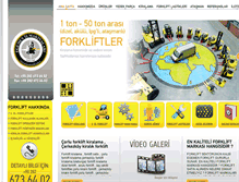 Tablet Screenshot of egemenforklift.com.tr